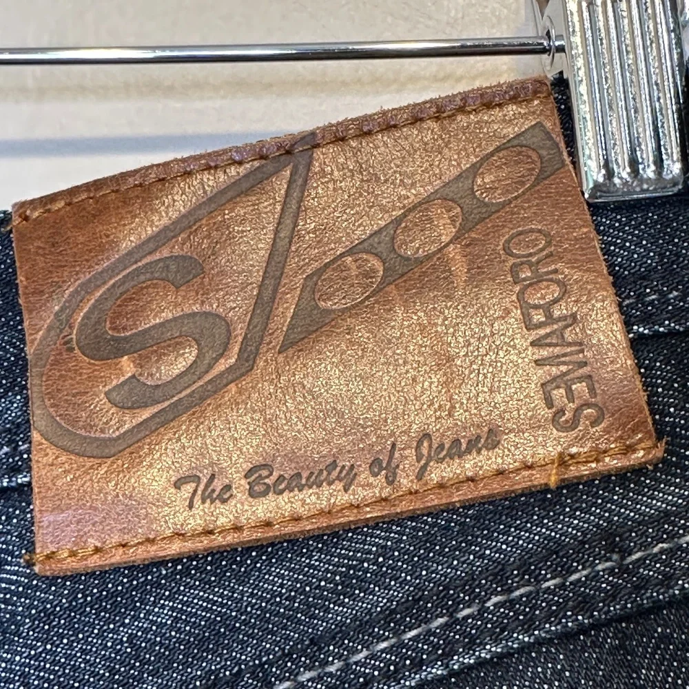 Semaforo Guido Dark Wash Button Fly Y2K Jersey Shore Streetwear Jeans